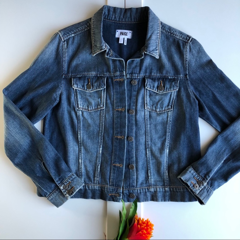 Paige Knit Denim Jacket